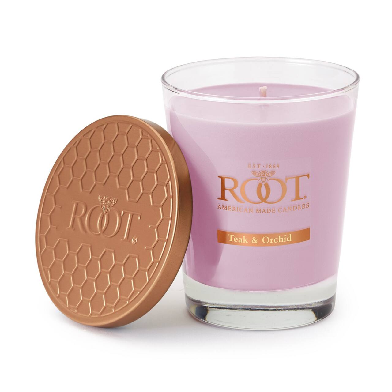 Root Candles 10.5oz. Large Scented Honeycomb Veriglass Jar Candle